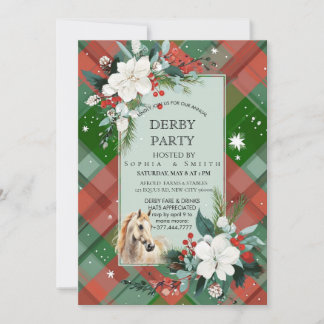 Elegant Derby Party Horse Invitation Card