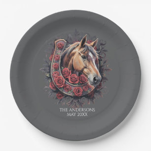 Elegant Derby Party Paper Plates