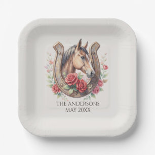 Elegant Derby Party Paper Plates