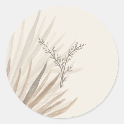 Elegant Desert Palms Envelope Stickers