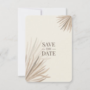 Elegant Desert Palms Save The Date Cards