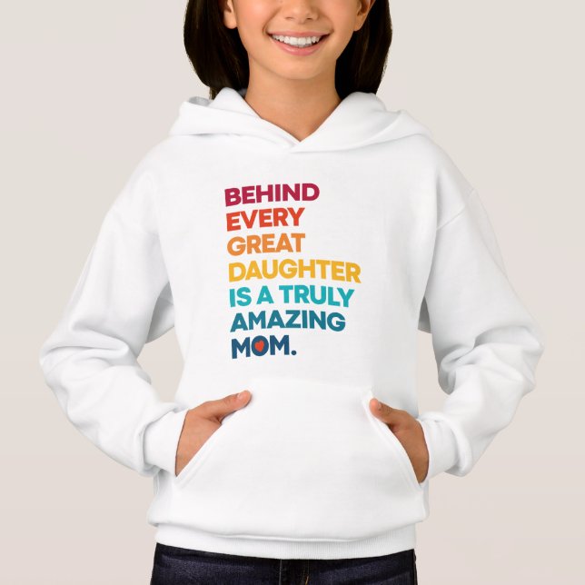 Elegant Design Expression text for Mothers day  Ho Hoodie (Front)