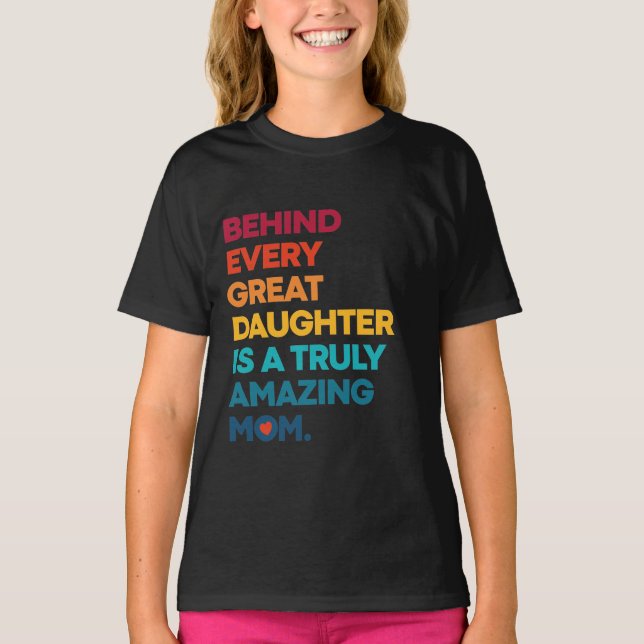 Elegant Design Expression text for Mothers day T-Shirt (Front)
