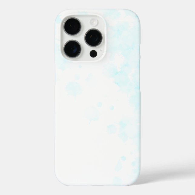 Elegant Design in Light Blue and White Case-Mate iPhone Case (Back)