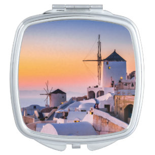 Elegant Design Inspired by the Beauty of Greece Compact Mirror