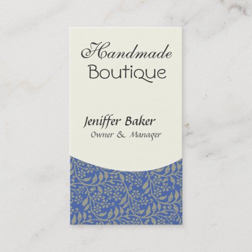 Customizable Elegant  Design  Jack of All Trades Blue Business Cards