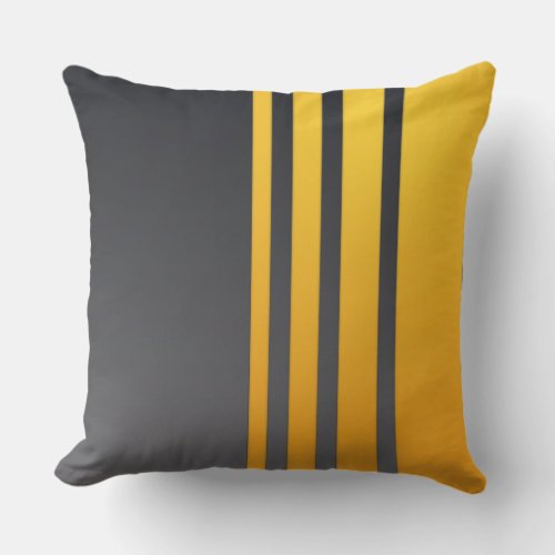 Elegant design modern pattern vertical stripes outdoor pillow