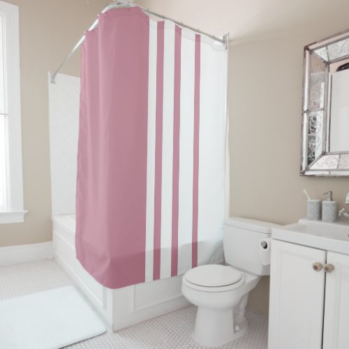 Elegant design modern pattern vertical stripes shower curtain