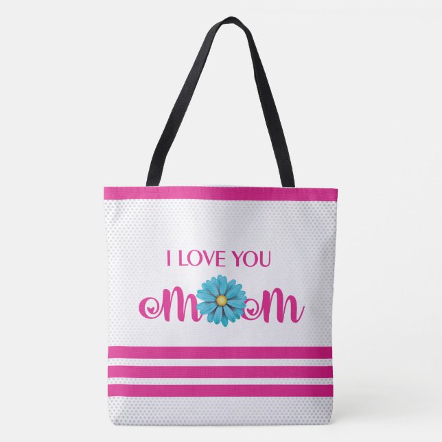 Elegant Design Text Best Mom Ever for Mothers day Tote Bag (Front)