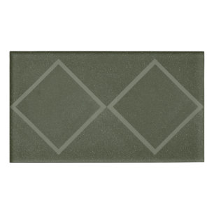 Elegant Diamond Frame Name Tag