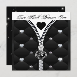 ELEGANT DIAMOND HEART INVITATION