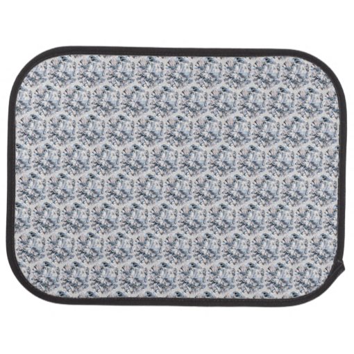 Elegant diamond pattern car floor mat Zazzle