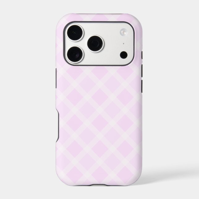 Elegant Diamond Pattern Iphone Case (Back)