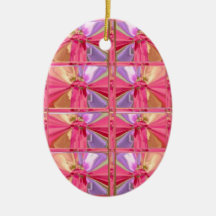 Elegant Diamond Pattern Rose Pink Smile Happy Show