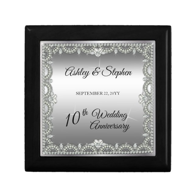 Elegant Diamonds 10th Wedding Anniversary Gift Box (Front)