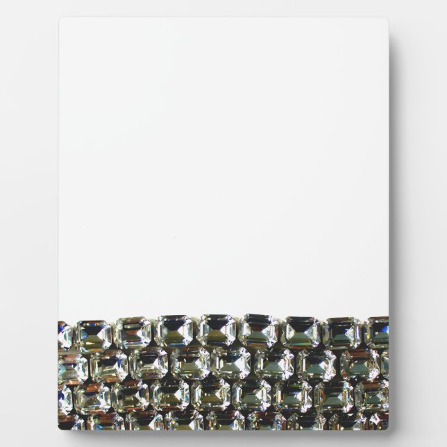 Elegant Diamonds gemstones  Plaque (Front)