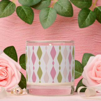 Elegant Diamonds Pins and Green  Scented Candle