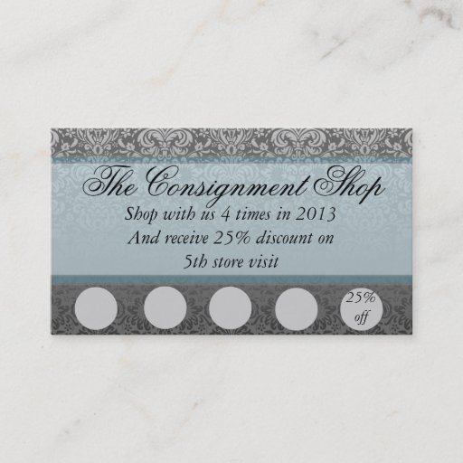 Customizable Elegant Discount/ promotion card Business Card