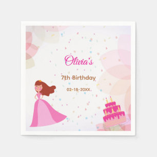 Elegant Disney princess birthday Napkins