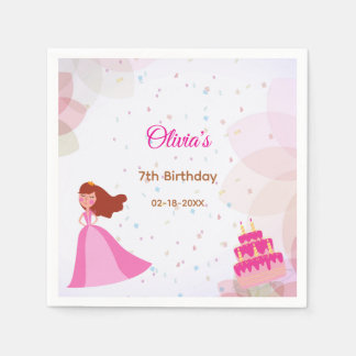 Elegant Disney princess birthday Napkins