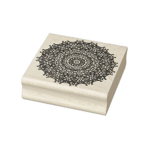   Elegant DIY Scrapbooking Journaling Mandala Yoga Rubber Stamp