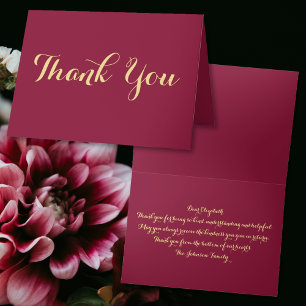 Elegant Doctor Nurse Medical Hospital Healthcare Thank You Card
