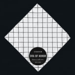 Elegant Dog of Honor Cute Personalized Wedding Pet Bandana<br><div class="desc">Elegant Dog of Honor Cute Personalized Dog Wedding Role</div>