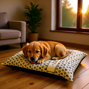 Elegant Dog pet paws cream customized Pet Bed