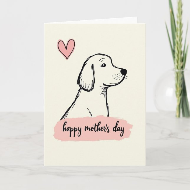 Elegant Dog Profile Card (Front)