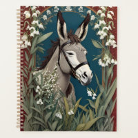 Elegant Donkey and Lily of The Valley Flowers