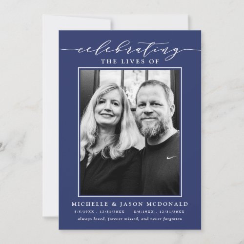 ELEGANT DOUBLE CELEBRATION OF LIFE FUNERAL SERVICE