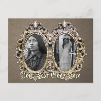 Elegant Double Frame Postcard