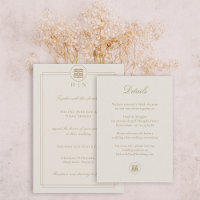 Elegant Double Happiness Champagne Wedding Detail