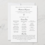 Elegant Downloadable Catholic Wedding Mass Program<br><div class="desc">This elegant (and downloadable!), Catholic wedding program card is for a ceremony with a full mass. It features a classic serif font accented by a chic, handwritten calligraphy script and a simple Christian cross on the front. The typography focused design provides you with a text template for a traditional Catholic...</div>