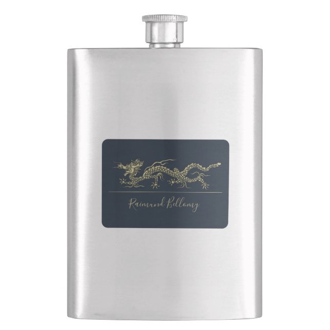 Elegant Dragon Flask (Front)