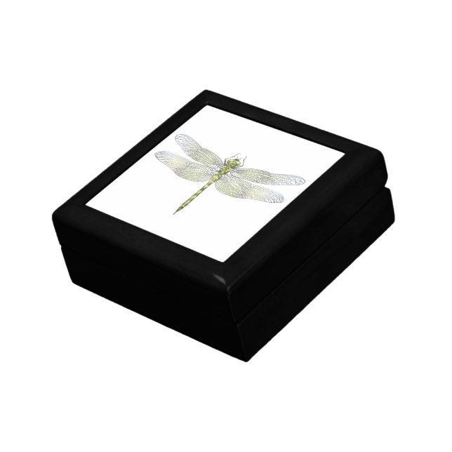 Elegant Dragonfly drawing  Gift Box (Side)