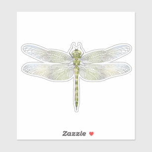 Elegant Dragonfly drawing Sticker