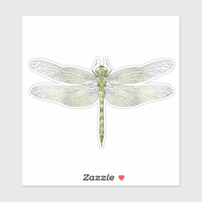 Elegant Dragonfly drawing  Sticker (Sheet)