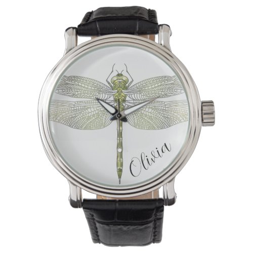 Elegant Dragonfly drawing  Watch