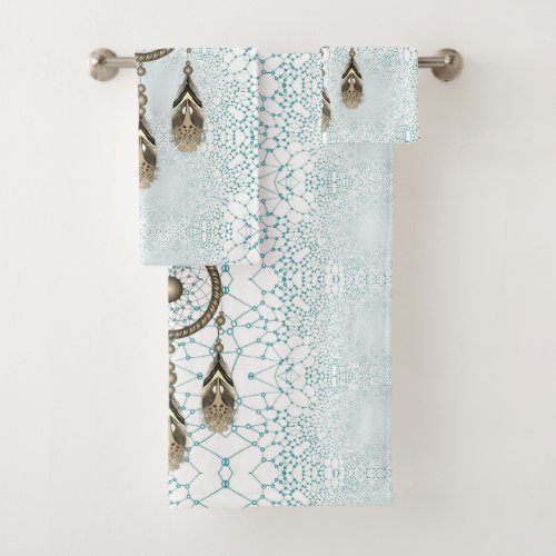 Elegant Dreamcatcher Abstract  Bath Towel Set