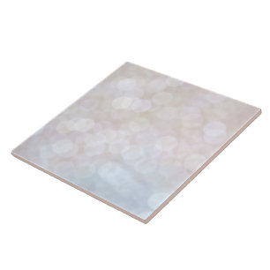 Elegant Dreamy Bokeh Light Texture Ceramic Tile