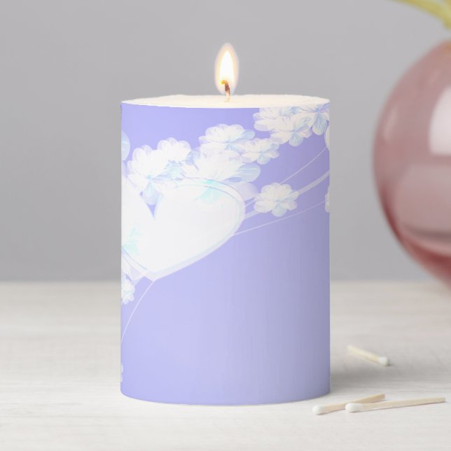 Elegant Dreamy Pillar Candle (In Situ)