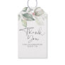 Elegant Dreamy Rose Gold Greenery Thank you Gift Tags