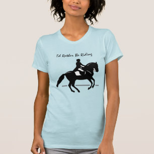 Elegant Dressage Rider Performing Pirouette T-Shirt