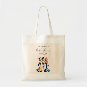 Elegant Dressing Girls Bridal Shower Tote Bag