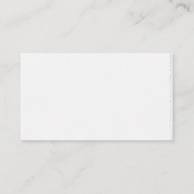 Elegant Drop Shadow Faux-Deckle Edge Wedding Enclosure Card (Front)