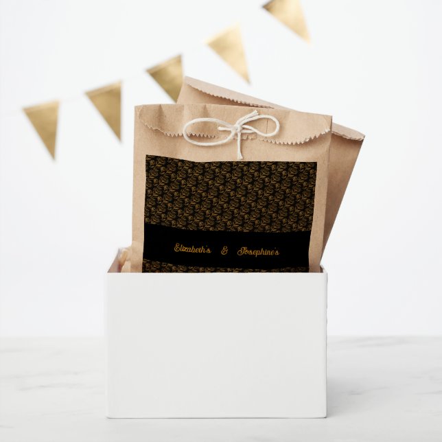 Elegant Dual Birthday Soiree  Favor Bag (Party)