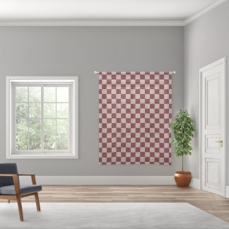 Elegant Duo Brown & Buffalo Plaid Sheer Curtains