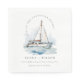 Elegant Dusky Sailboat Yacht Seascape Wedding 