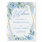 Elegant  Dusty Blue and Gold wedding welcome sign